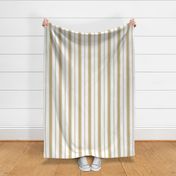 french ticking Flax on white