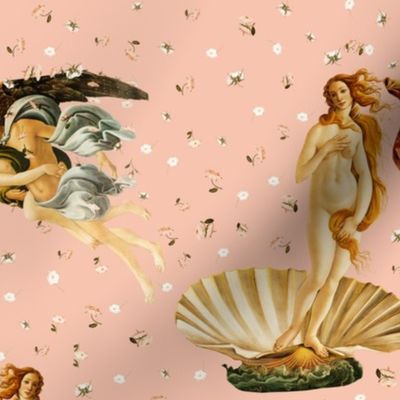 Botticelli Birth of Venus Peach