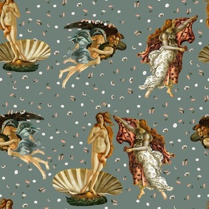 Botticelli Birth of Venus Grey