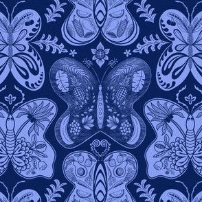 Fruit butterfly - blue