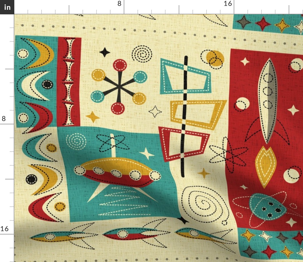 Space Age Fun! Cheater Quilt