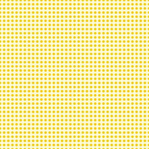 Ocre dots on yellow background