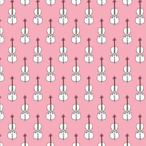 Violin, Cello and Guitar series illustration music pattern SMALL 