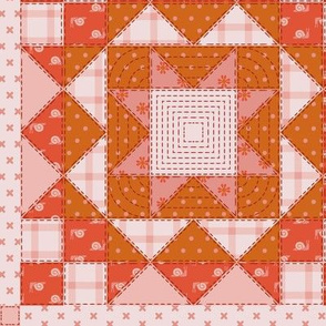 Sunrise Starburst Patchwork