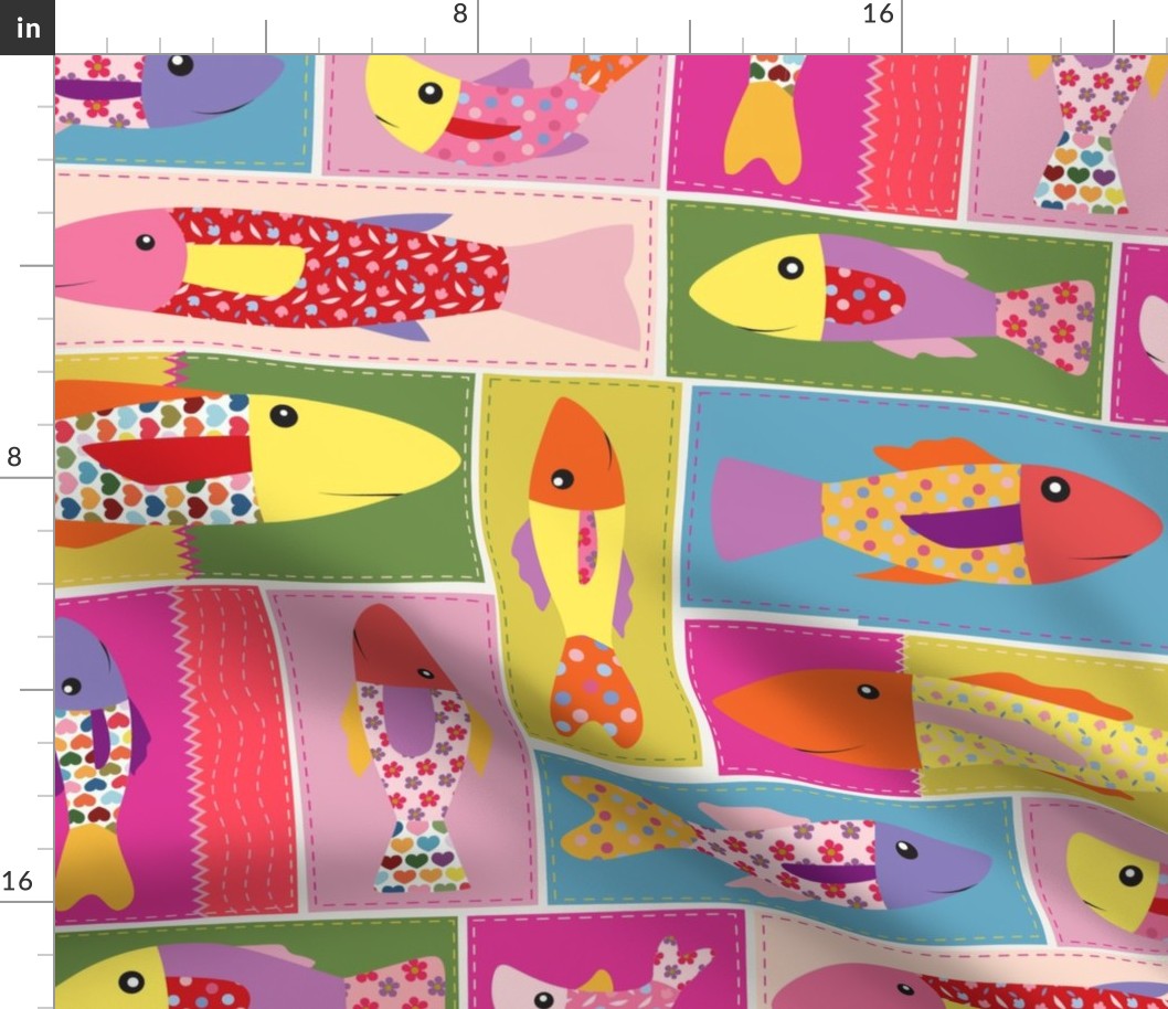 Large // Little fish pattern 