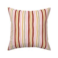 Little moody stripes basic minimal strokes spring summer red maroon pink yellow beige