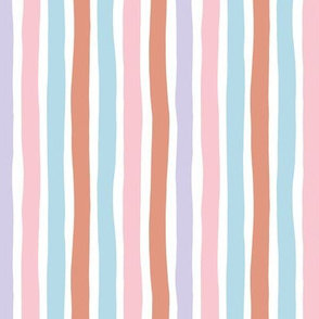 Little moody stripes basic minimal strokes spring summer pink lilac blue white beach tropics