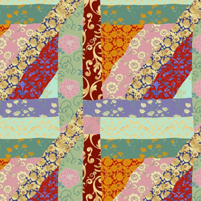 Wonky Floral Patchwork