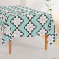 Lucy FLower Patchwork Mint