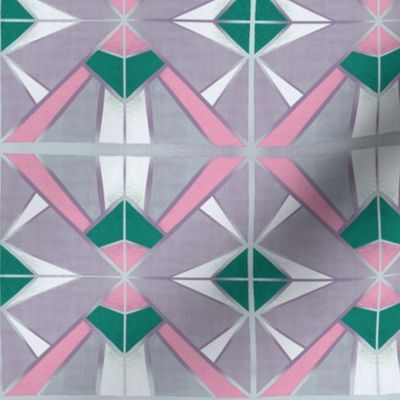 Mod Geometric Atomic - Pink and Green