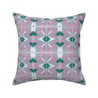 Mod Geometric Atomic - Pink and Green