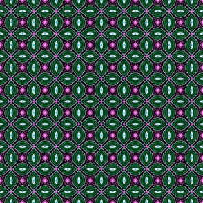 Emerald and Purple Oval Tiles