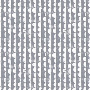 Ultimate gray and white scratched stripes and semicircles