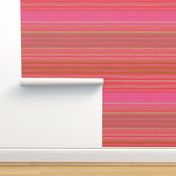 large scale kinfolk dashed stripe / bright pink