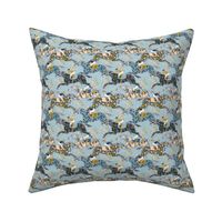 Patchwork Equestrian - Light Blue