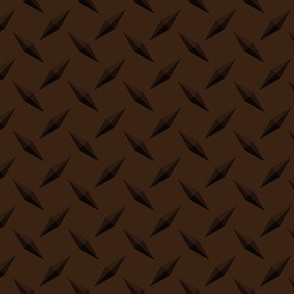 Diamondplate Metal - Dark Brown