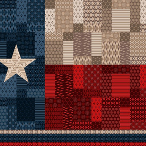 Texas Flag Patchwork Placemat