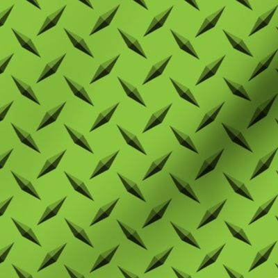 Diamondplate Metal - Lime Green