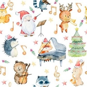 Smaller Santa's Band Animals