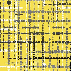 Dot Dance on Yellow