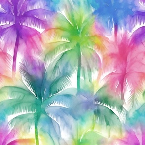 neon palm tree bouquet