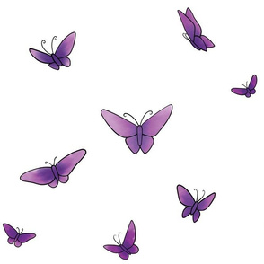 Purple Butterflies