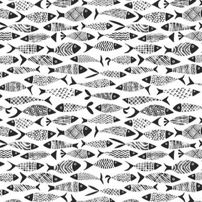 Monochrome fish