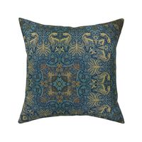 William Morris Tribute  Blue Beige