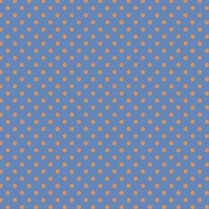 Small scale • Orange Polka dots coordinate