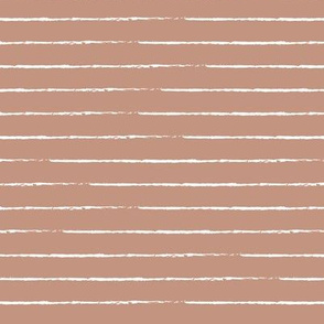 The minimalist basic Paris breton stripes horizontal boho trend lines latte beige caramel 