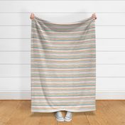 Little distorted horizontal stripes basic minimal strokes spring summer beach tropics white blush sienna mint sage