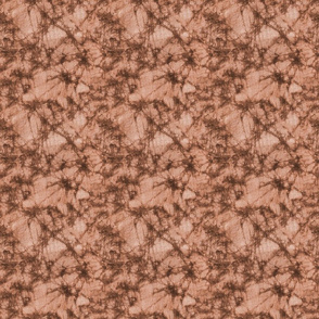 Vernal-Batik Tie Dye Crackle- Woven Texture- Caramel Cinnamon Brown Desert Sand- Small Scale
