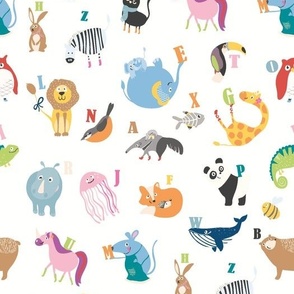 Animal ABC with Letters