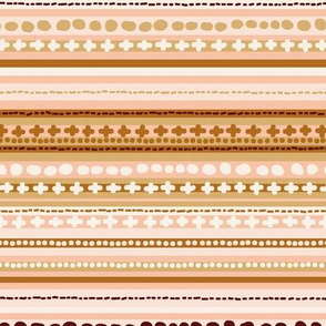 Granny chic stripes horizontal Medium scale