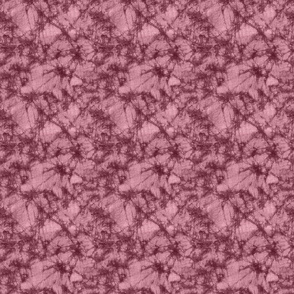 Vernal-Batik Tie Dye Crackle- Woven Texture- Blush Puce Pink- Small Scale