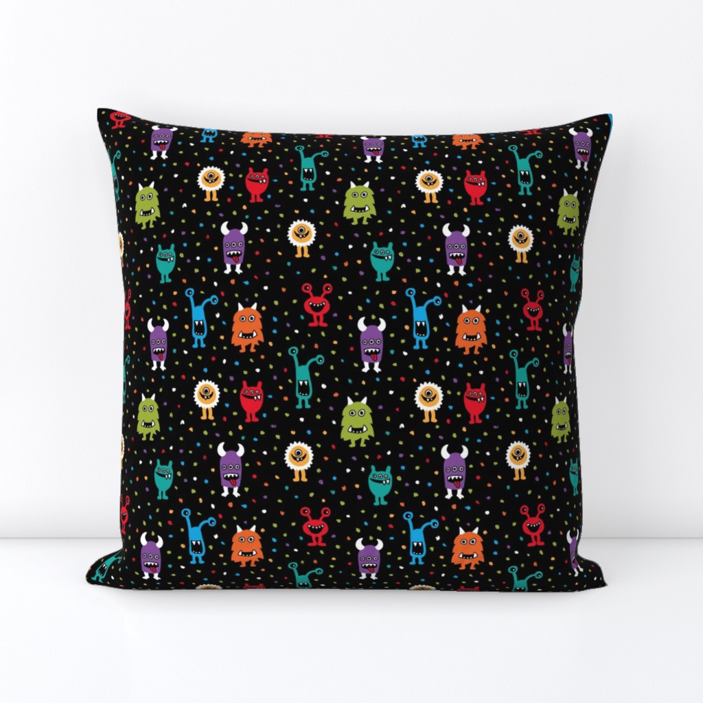 Super freaky monsters cool quirky fantasy creatures gender neutral multi color