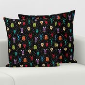 Super freaky monsters cool quirky fantasy creatures gender neutral multi color