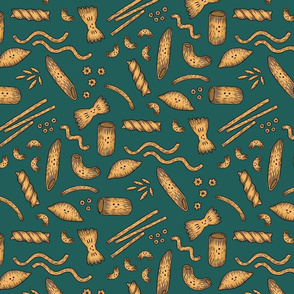 Detailed baby pasta teal