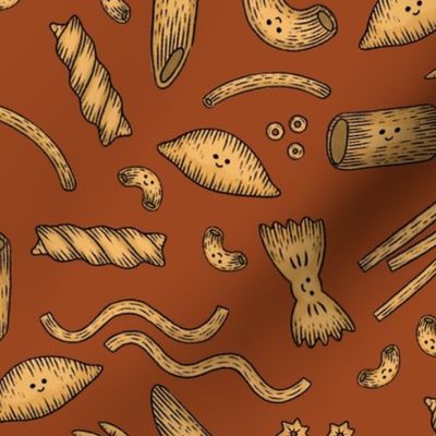 Detailed baby pasta terracotta