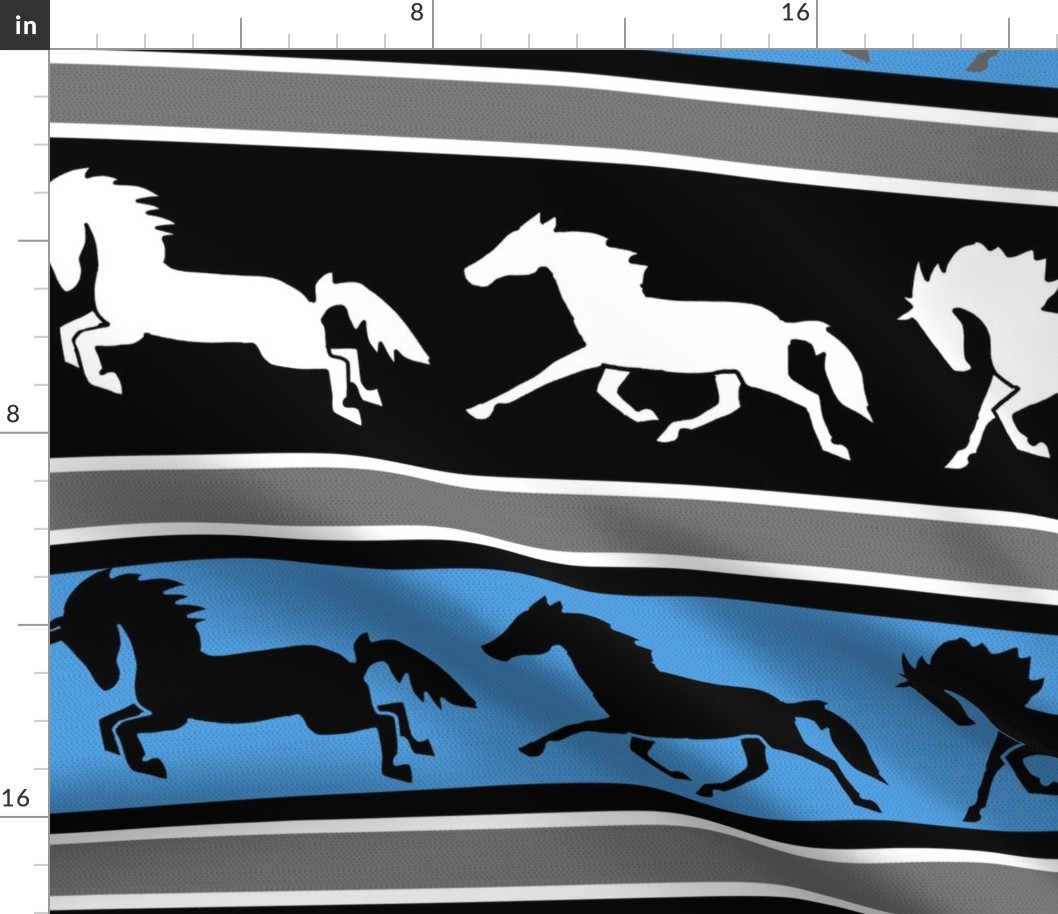 Stencil Horse Stripe 4 Large Scale