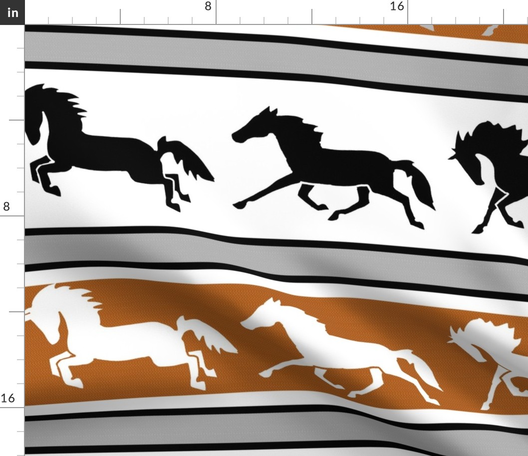 Stencil Horse Stripe 5 Large Scale