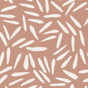 Cozy Texture - Minimalist Nature in Vintage Blush Pink / Large