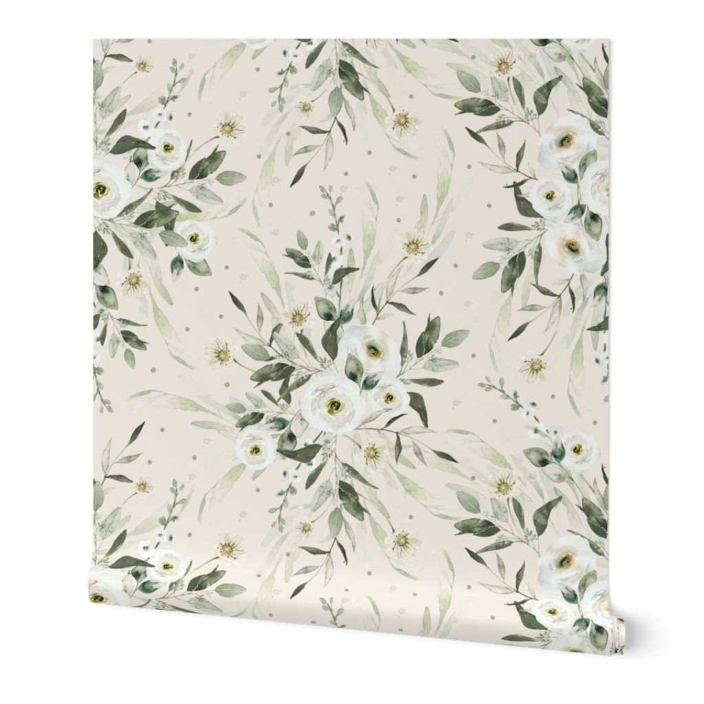 Wild,  floral, Annabelle florals ( large )