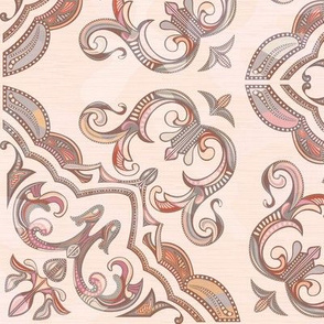 Decorative Tiles - Vintage Blush Pink / Large