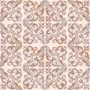 Decorative Tiles - Vintage Blush Pink / Medium