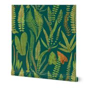 Fern Leaves - Medium - Green