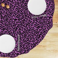 Leopard print fabric - cheetah print -Purple 