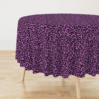 Leopard print fabric - cheetah print -Purple 