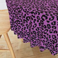 Leopard print fabric - cheetah print -Purple 