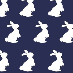 Easter Rabbit in Navy